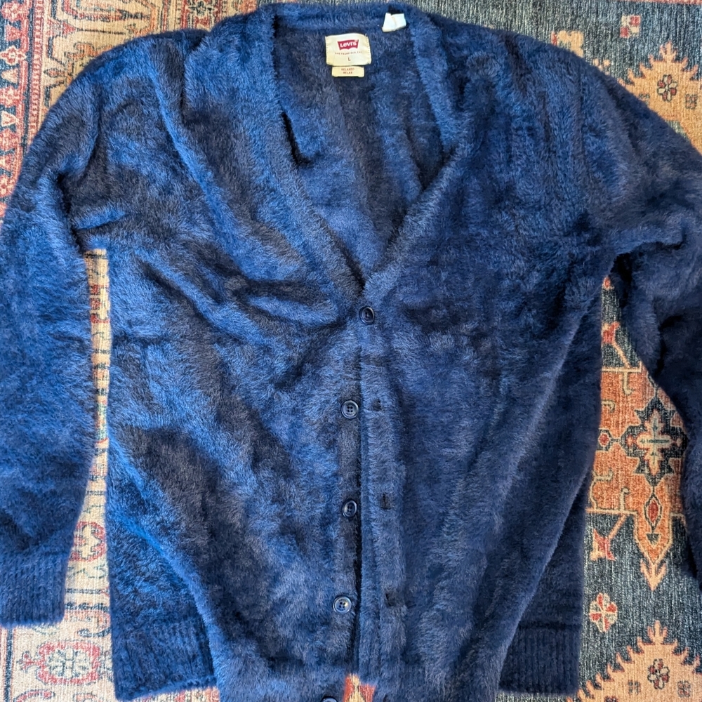 Levi's Fuzzy Relaxed Fit Cardigan
